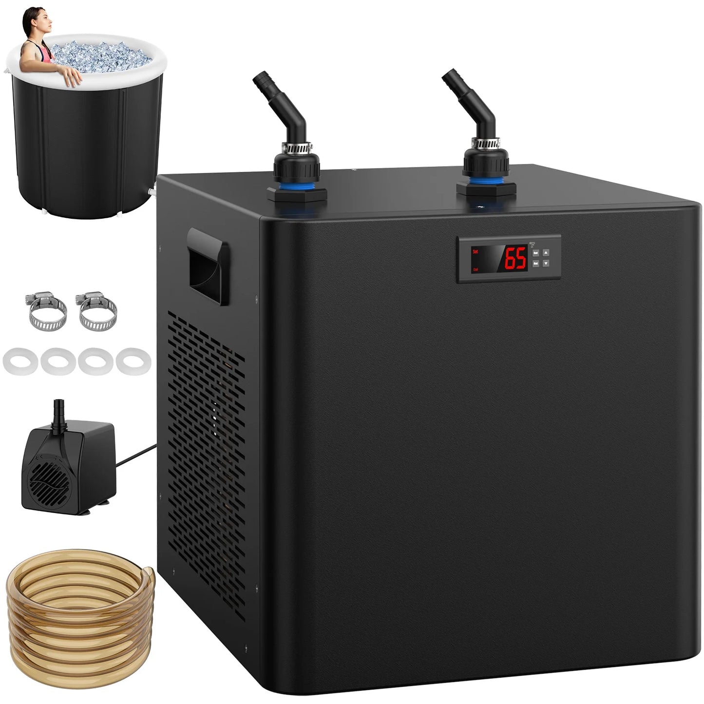 Reliable aquarium water chiller for stable temperatures