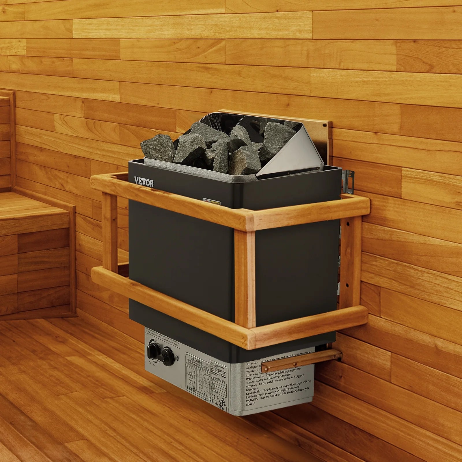 4.5KW stainless steel sauna heater for precise temperature control