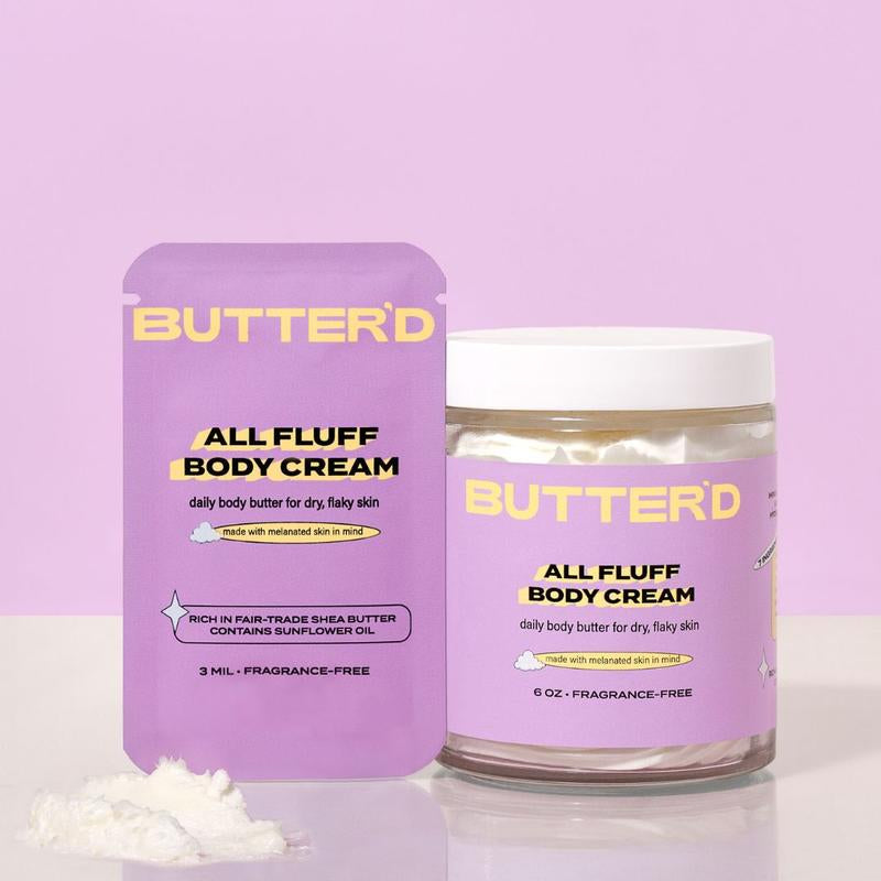 ITTY BITTY PACK - Mini Helly Jelly, All Fluff Body Cream, Hyper Mango Body Cream & Glaze - Sensitive Skin Care Set for Dry Skin Repair