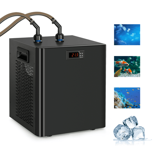Aquarium Water Chiller 75GAL 1/3HP Fish Tank Chiller, 300L Cooling System with Quiet Design Compressor Refrigeration