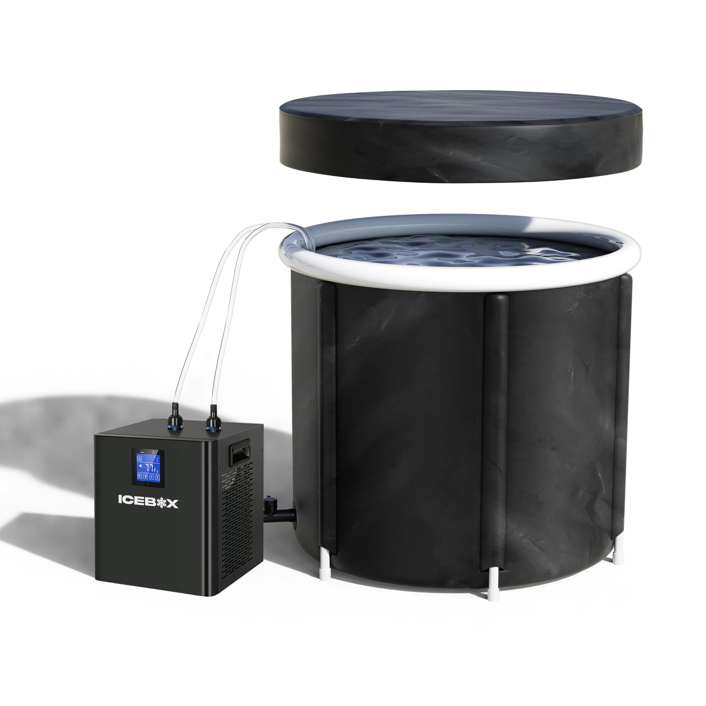 High-performance recovery chiller for cold plunge sessions
