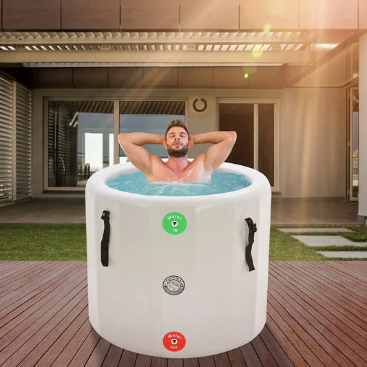 Professional large 185 gal ice bath tub for cold therapy