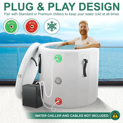 Durable 185 gal ice bath tub for professional cold therapy