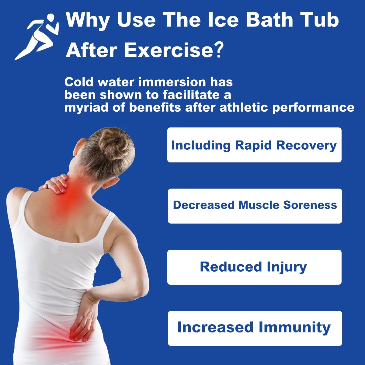 Versatile portable ice bath for enhanced athlete recovery