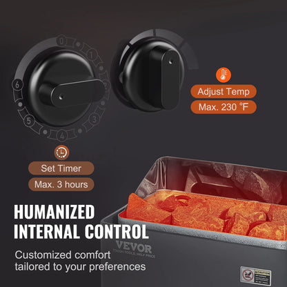 Premium stainless steel sauna heater for luxurious heat therapy